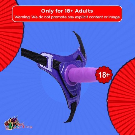 Ultra Elastic Harness Lesbian Strapon Dildo SO-019