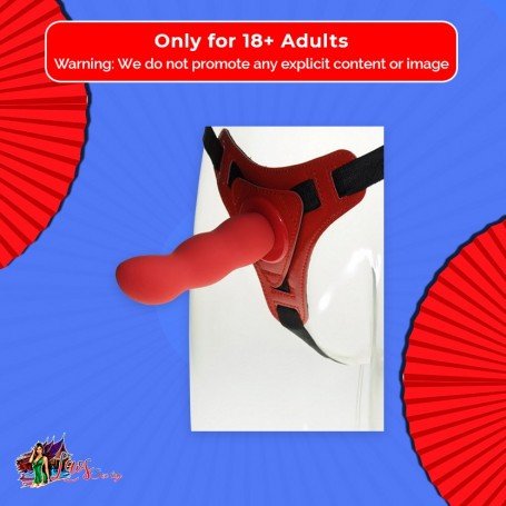 Red Deep Climax Strap On Dildo Realistic Penis Harness SO-021