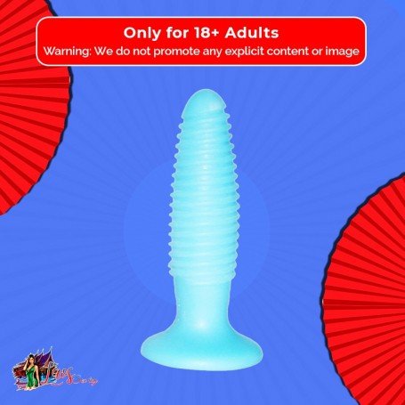 Ribbed Fat Anal Dildo AD-010