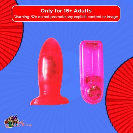 Crystal Anal Butt Plug Vibrating AD-013