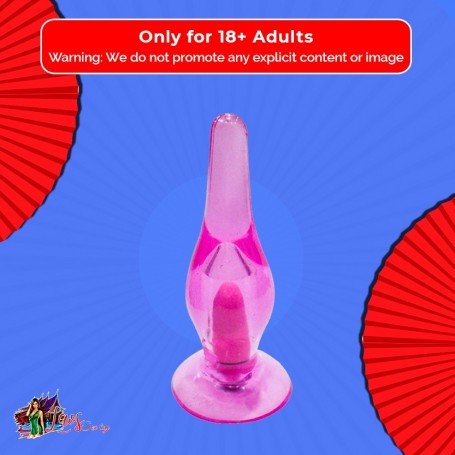 Crystal Anal Vibrating Butt Plug With Suction Cup AD-025