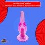 Crystal Anal Vibrating Butt Plug With Suction Cup AD-025