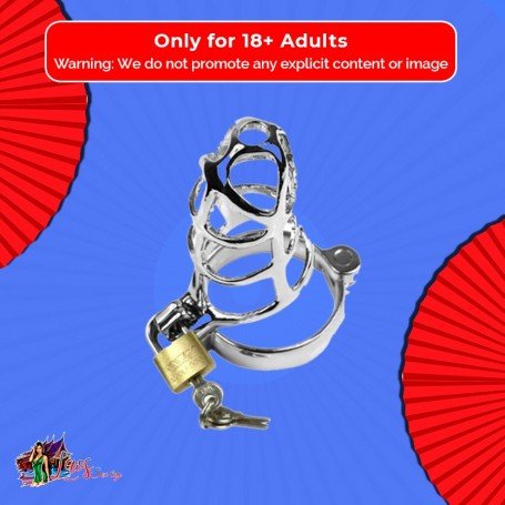 Chastity Steel Lock Device for Men BDSM-010