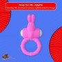 Rabbit Vibrating Penis Ring Blue Lolly CR-018