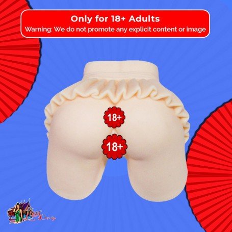 Silicone Mini Skirt Ass & Vagina Masturbator V2 BAV-019
