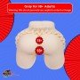 Silicone Mini Skirt Ass & Vagina Masturbator V2 BAV-019