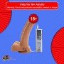 Realistic Vibrator with Suction Cup 7 Inch RSV-076