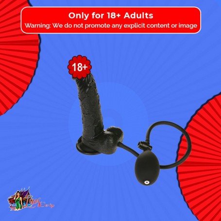 Ultimate Inflatable Realistic Non Vibrator in Black RSNV-011