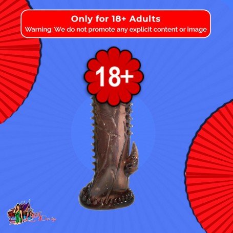 Ultra Flexible soft cock sleeve penis extender PES-017