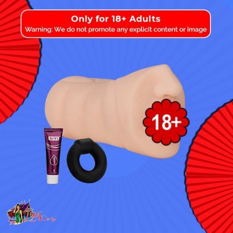 ORAL SILICONE PORTABLE MALE MASTURBATOR MMT-022
