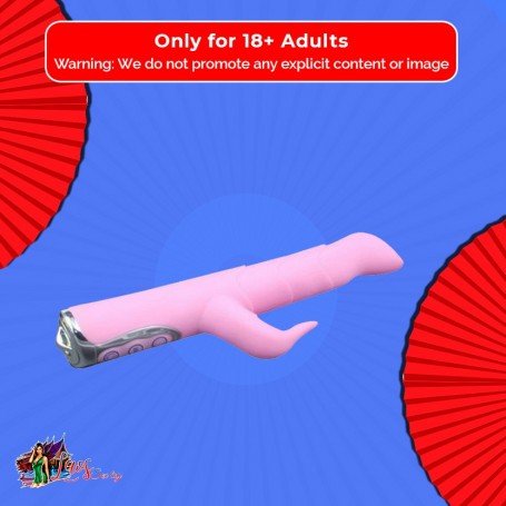 BLACK T- TRANSFER BEADS STICK RABBIT VIBRATOR RV-021