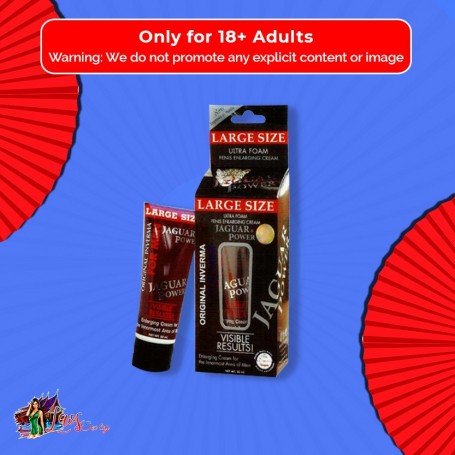 Jaguar Power Ultra Foam Penis Enlargement Cream 50ml PEC-001