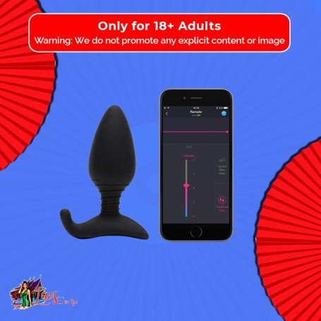 Lovense Hush App Controlled Vibrating Butt Plug (1.5 inch/1.75 inch) ACV-004